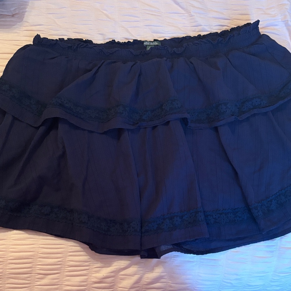 Navy Blue Women's Skort